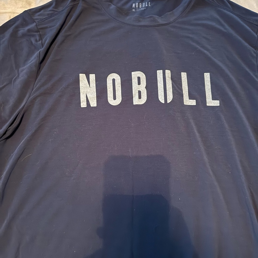NOBULL Men’s Navy Short-Sleeve Logo Tee